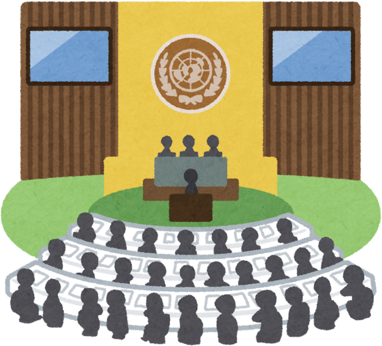 Illustration of United Nations General Assembly Session